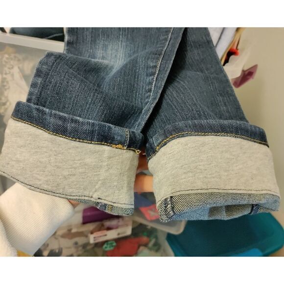 Janie and Jack Jeans size 4 boys grey cuff adjustable waist - Picture 8 of 8